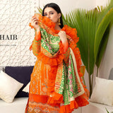 Monsoon Printed Lawn Unstitched 3Pcs Suit V3 - A4, Women, 3Pcs Shalwar Suit, Al-Zohaib Textiles, Chase Value