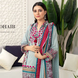 Monsoon Printed Lawn Unstitched 3Pcs Suit V3 - B1, Women, 3Pcs Shalwar Suit, Al-Zohaib Textiles, Chase Value