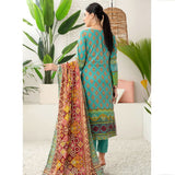 Monsoon Printed Lawn Unstitched 3Pcs Suit V3 - B4, Women, 3Pcs Shalwar Suit, Al-Zohaib Textiles, Chase Value