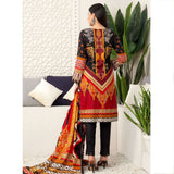 Monsoon Printed Lawn Unstitched 3Pcs Suit V3 - C5, Women, 3Pcs Shalwar Suit, Al-Zohaib Textiles, Chase Value