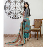 Sahil Printed Lawn Un-Stitched 3Pcs Suit - 1, Women, 3Pcs Shalwar Suit, ZS Textiles, Chase Value