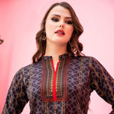Malai Unstitched 3Pcs Suit V2 - 005, Women, 3Pcs Shalwar Suit, Chase Value, Chase Value