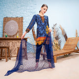 Malai Unstitched 3Pcs Suit V2 - 008, Women, 3Pcs Shalwar Suit, Chase Value, Chase Value
