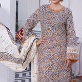 Daman Lawn 3 Pcs Unstitched Suit - 1513-B, Women, 3Pcs Shalwar Suit, VS Textiles, Chase Value