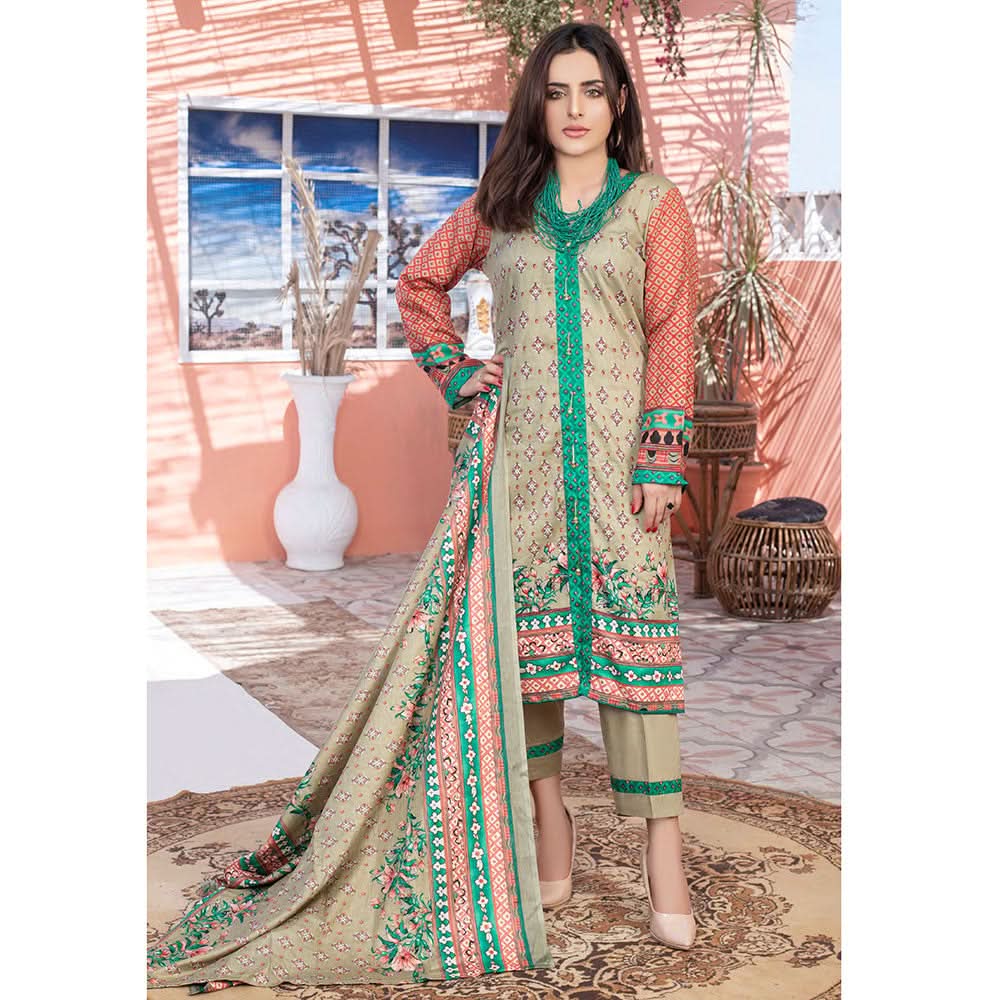 Five Star Smarttle Lawn 3 Pcs Unstitched Suit - A5, Women, 3Pcs Shalwar Suit, Chase Value, Chase Value