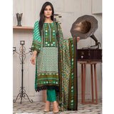 Three Star Printed Lawn 3 Pcs Un-Stitched Suit Vol 5 - 2-A, Women, 3Pcs Shalwar Suit, Al Dawood Textiles, Chase Value
