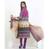 Three Star Printed Lawn 3 Pcs Un-Stitched Suit Vol 4 - 10-A, Women, 3Pcs Shalwar Suit, Al-Dawood Textiles, Chase Value