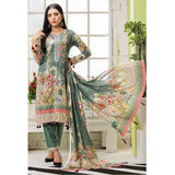 Zarang Embroidered Cotton 3 Piece Un-Stitched Suit - AY2214, Women, 3Pcs Shalwar Suit, Rana Arts, Chase Value