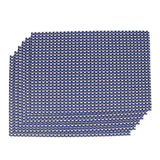 Dining Table Mats 6 Pcs - Blue, Home & Lifestyle, Mats, Chase Value, Chase Value
