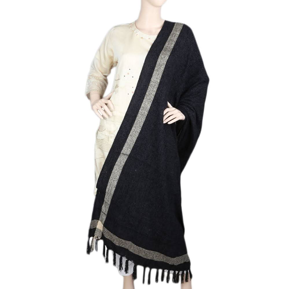 Women's Velvet Shawl - Black, Women, Shawls And Scarves, Chase Value, Chase Value