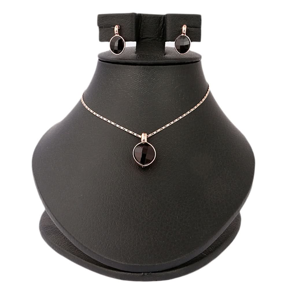 Women's Fancy Locket Set - Black, Women, Chains & Lockets, Chase Value, Chase Value