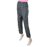 Women's Printed Woven Trouser - Black, Women, Pants & Tights, Chase Value, Chase Value