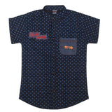 Boys Half Sleeves Casual Shirt - Navy Blue, Kids Clothes & Accessories, Chase Value, Chase Value