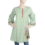 Women's Strip Cotton Kurti - Green, Women, Ready Kurtis, Chase Value, Chase Value