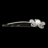 Women's Fancy Hair Clip - Silver - test-store-for-chase-value