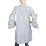 Women's Embroidered Kurti - Grey, Women, Ready Kurtis, Chase Value, Chase Value