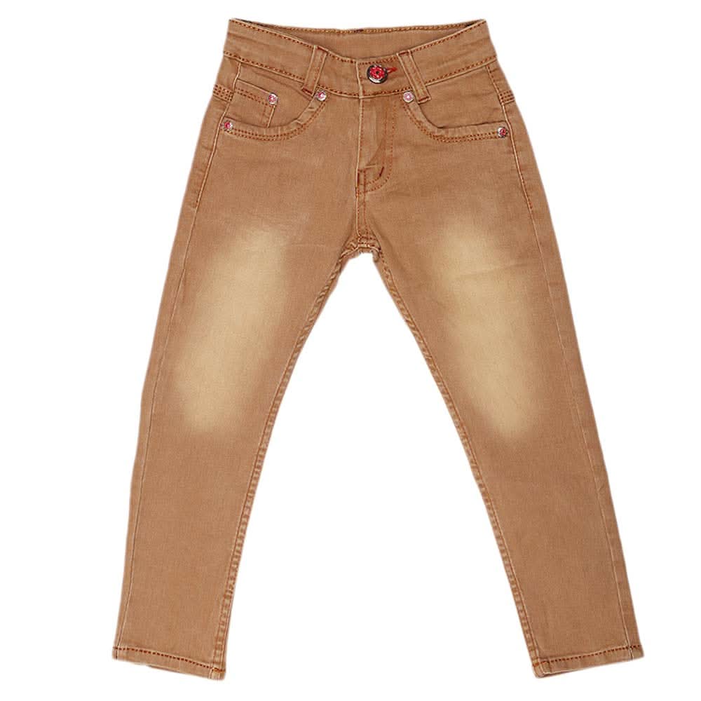 Boys Denim Pant - Brown, Kids, Boys Pants, Chase Value, Chase Value