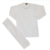 Boys Chicken Shalwar Suit - White, Kids, Boys Shalwar Kameez, Chase Value, Chase Value