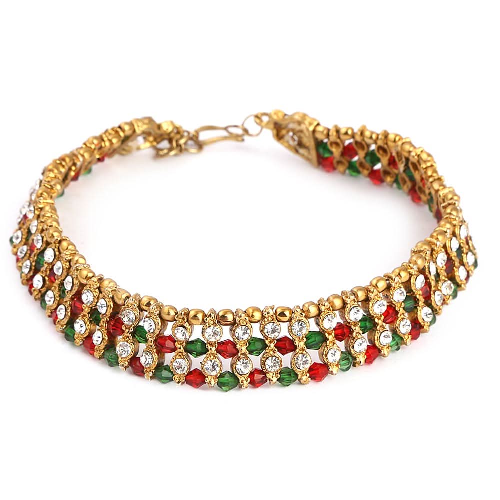 Women's fancy Anklet - Golden Red, Women, Foot Jewellery, Chase Value, Chase Value