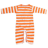 Newborn Girls Full Sleeves Romper - Orange, Kids, NB Girls Rompers, Chase Value, Chase Value