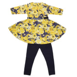 Girls Full Sleeves 2 Piece Suit - Yellow, Kids, Girls Sets And Suits, Chase Value, Chase Value