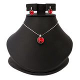 Women's Fancy Locket Set - Red, Women, Chains & Lockets, Chase Value, Chase Value