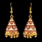 Women's Fancy Ear Jhumki - Golden - Brown, Jewellery, Chase Value, Chase Value