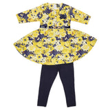 Girls Full Sleeves 2 Piece Suit - Yellow, Kids, Girls Sets And Suits, Chase Value, Chase Value