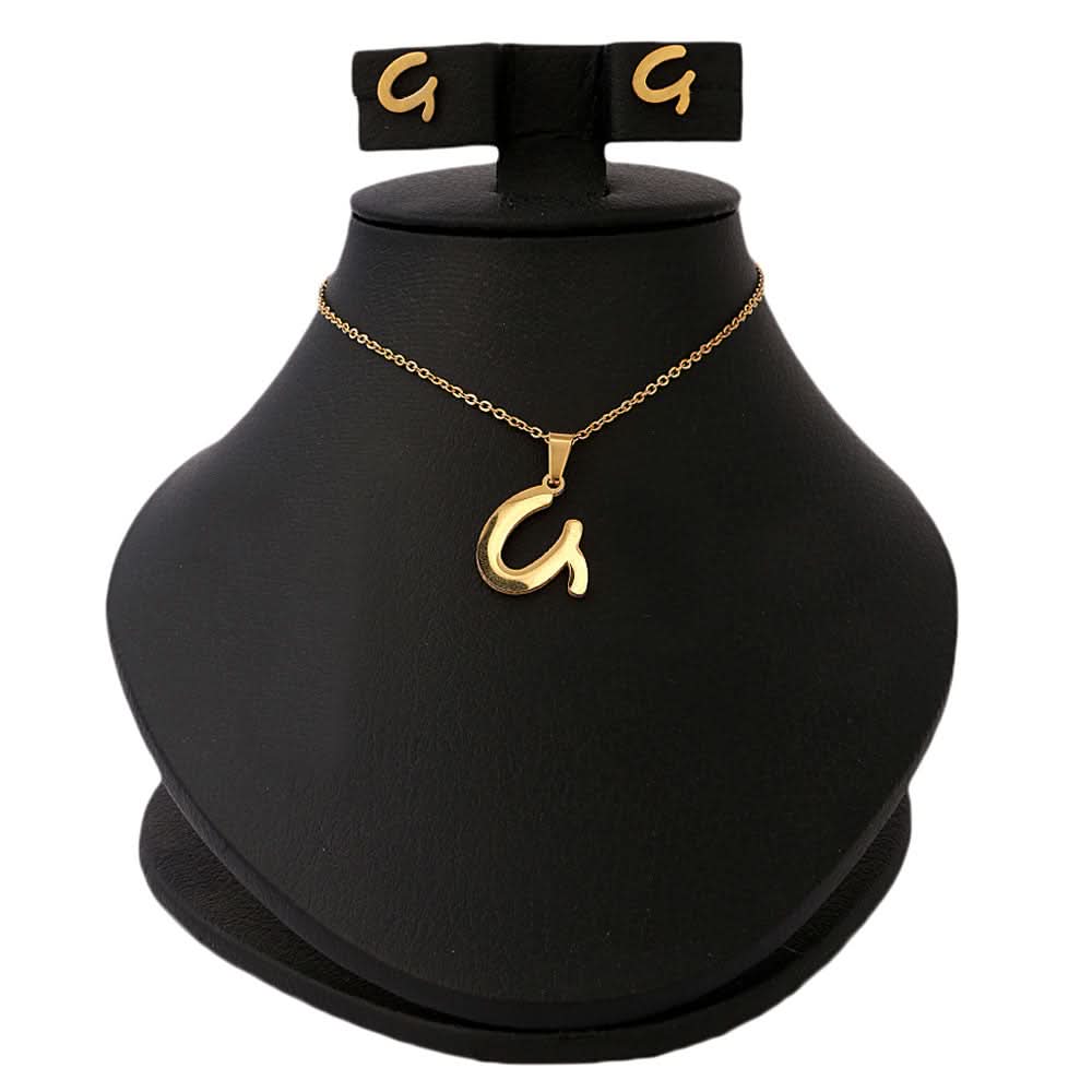 Women's Alphabetic Locket Set - Gold, Women, Chains & Lockets, Chase Value, Chase Value