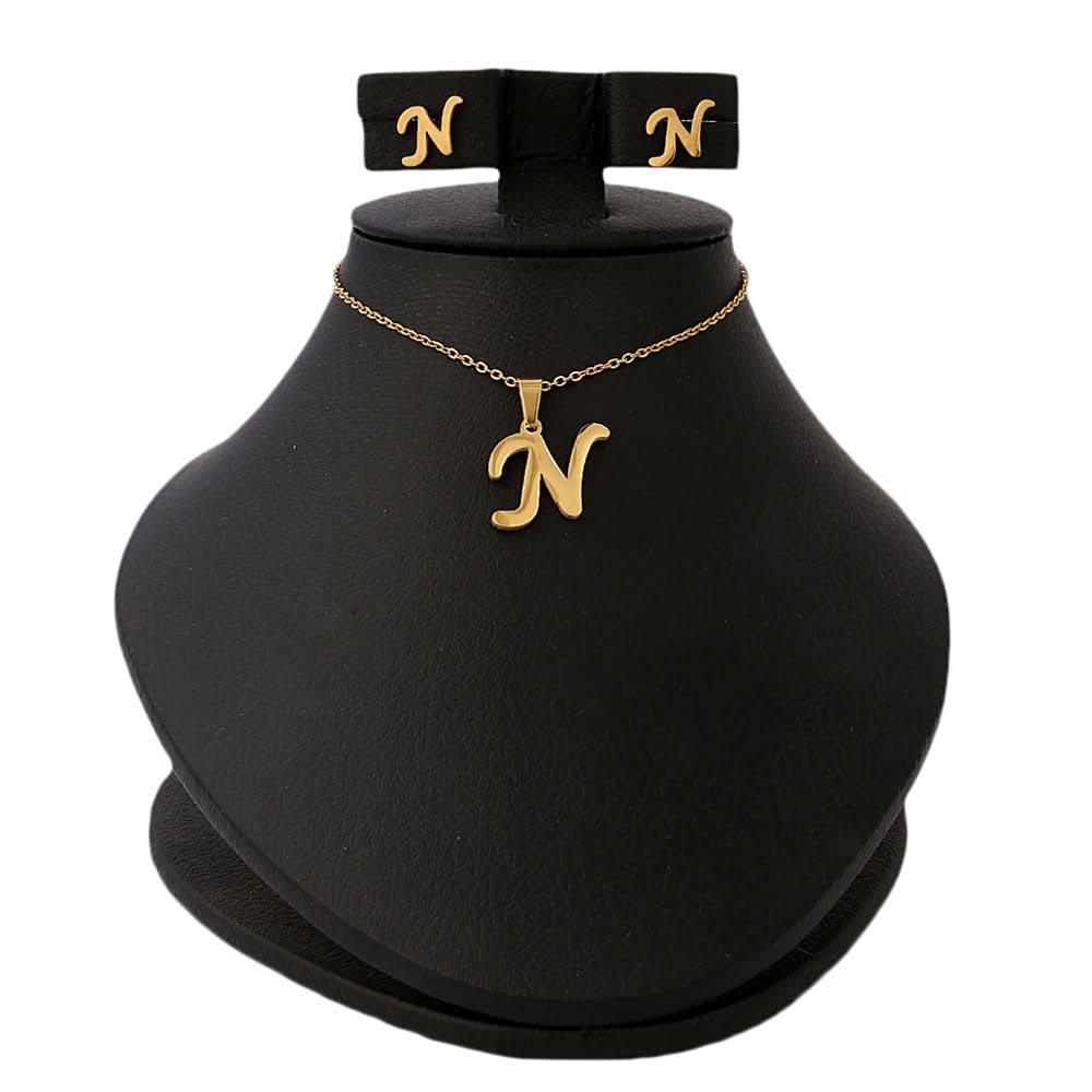 Women's Alphabetic Locket Set - Gold, Women, Chains & Lockets, Chase Value, Chase Value