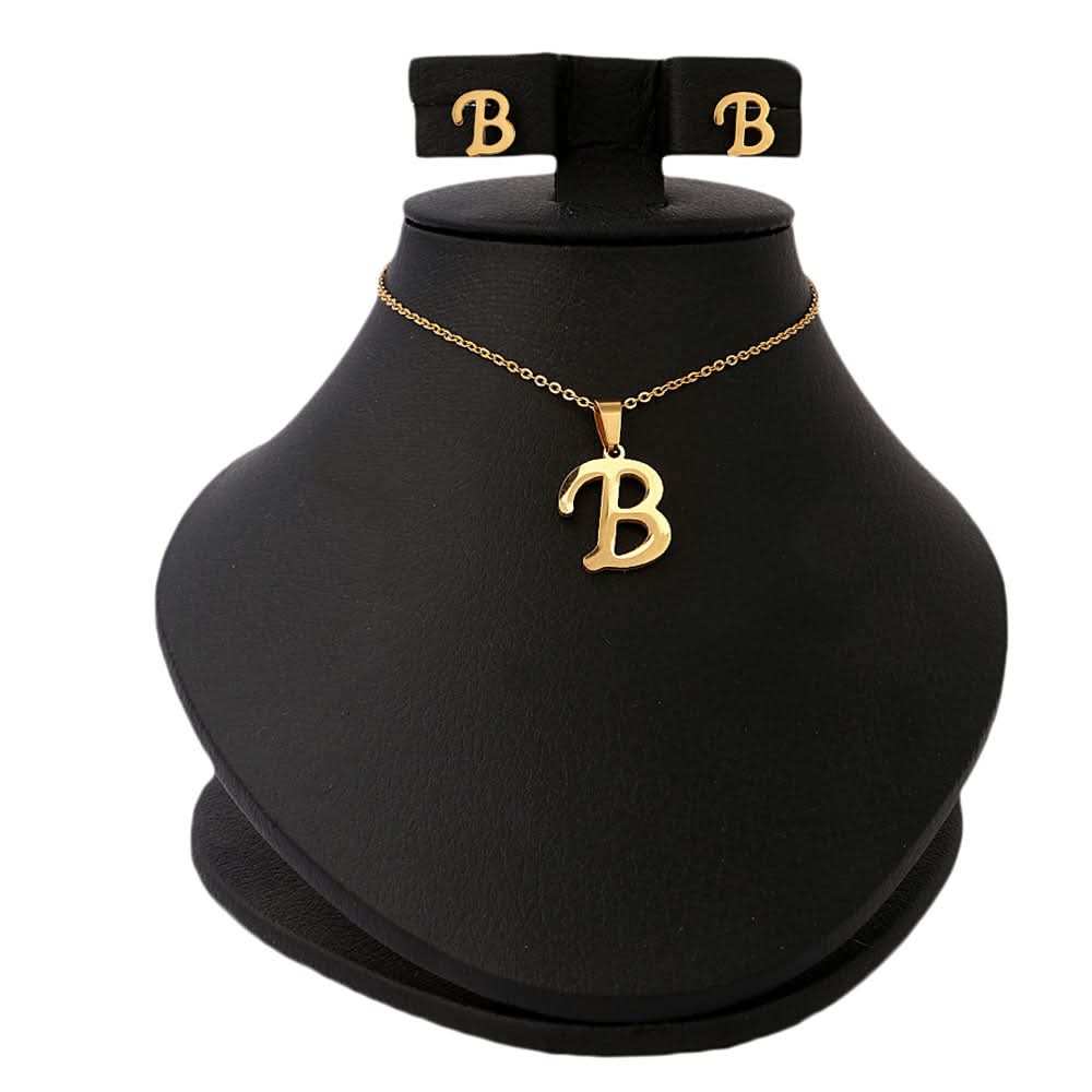 Women's Alphabetic Locket Set - Gold, Women, Chains & Lockets, Chase Value, Chase Value