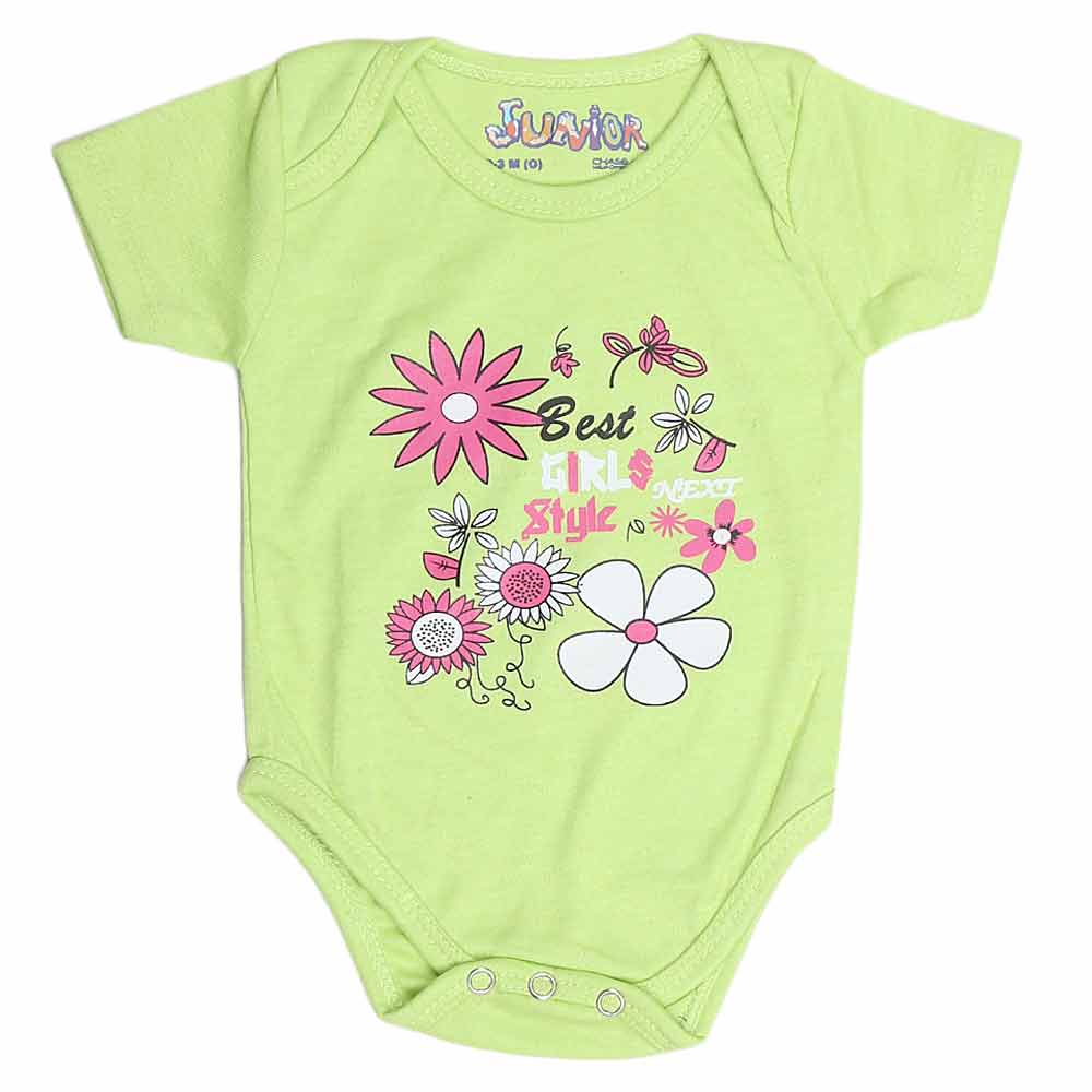 Newborn Girls Romper - Green - test-store-for-chase-value
