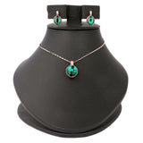 Women's Fancy Locket Set - Green, Women, Chains & Lockets, Chase Value, Chase Value