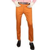 Men's Zara Cotton Pant - Rust, Men, Casual Pants And Jeans, Chase Value, Chase Value