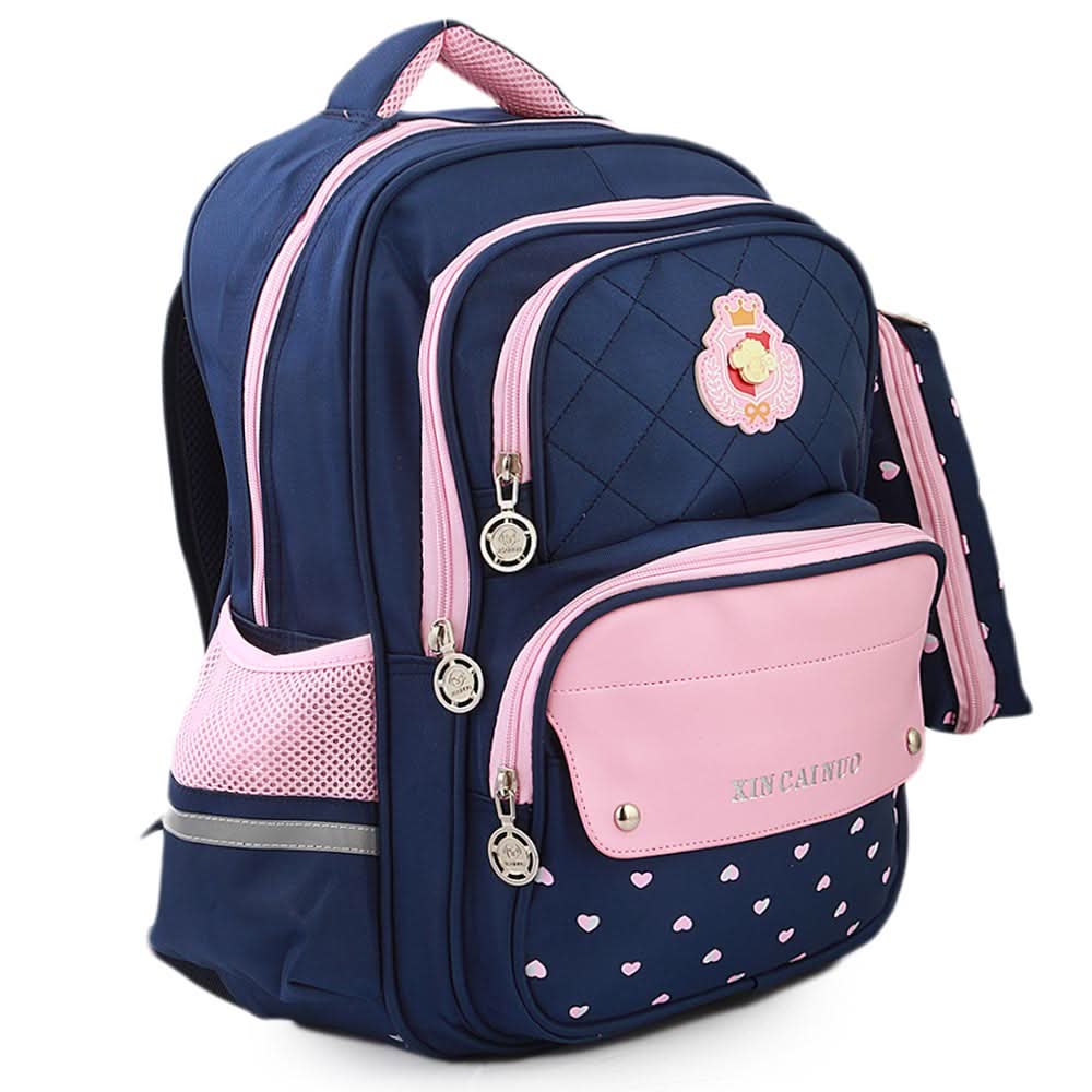 Kids School Bag (901) - Navy Blue, Kids, School and Laptop Bags, Chase Value, Chase Value