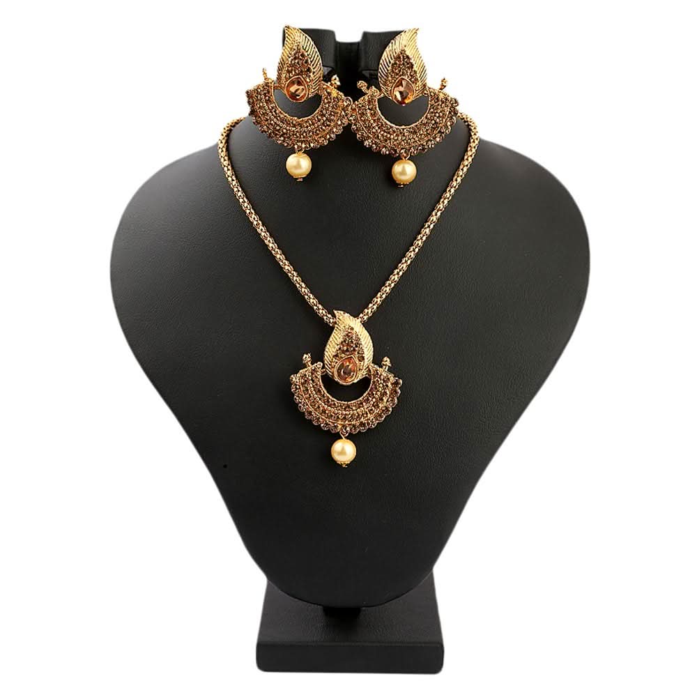 Women's Jewellery Set - Golden Copper, Women, Jewellery Set, Chase Value, Chase Value