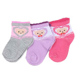 Kids Socks Pack Of 3 - Multi, Kids, Girls Socks, Chase Value, Chase Value