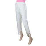 Women's Woven Trouser - White, Women, Pants & Tights, Chase Value, Chase Value
