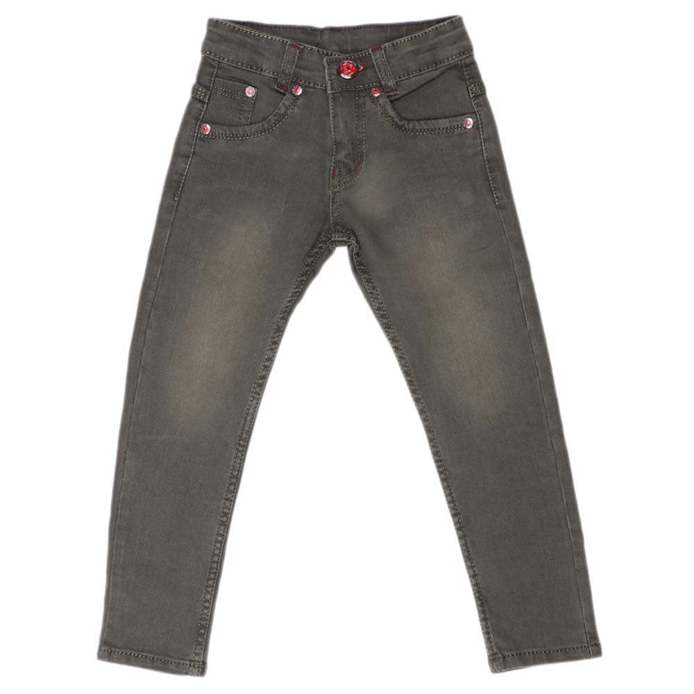 Boys Denim Pant - Olive Green, Kids, Boys Pants, Chase Value, Chase Value