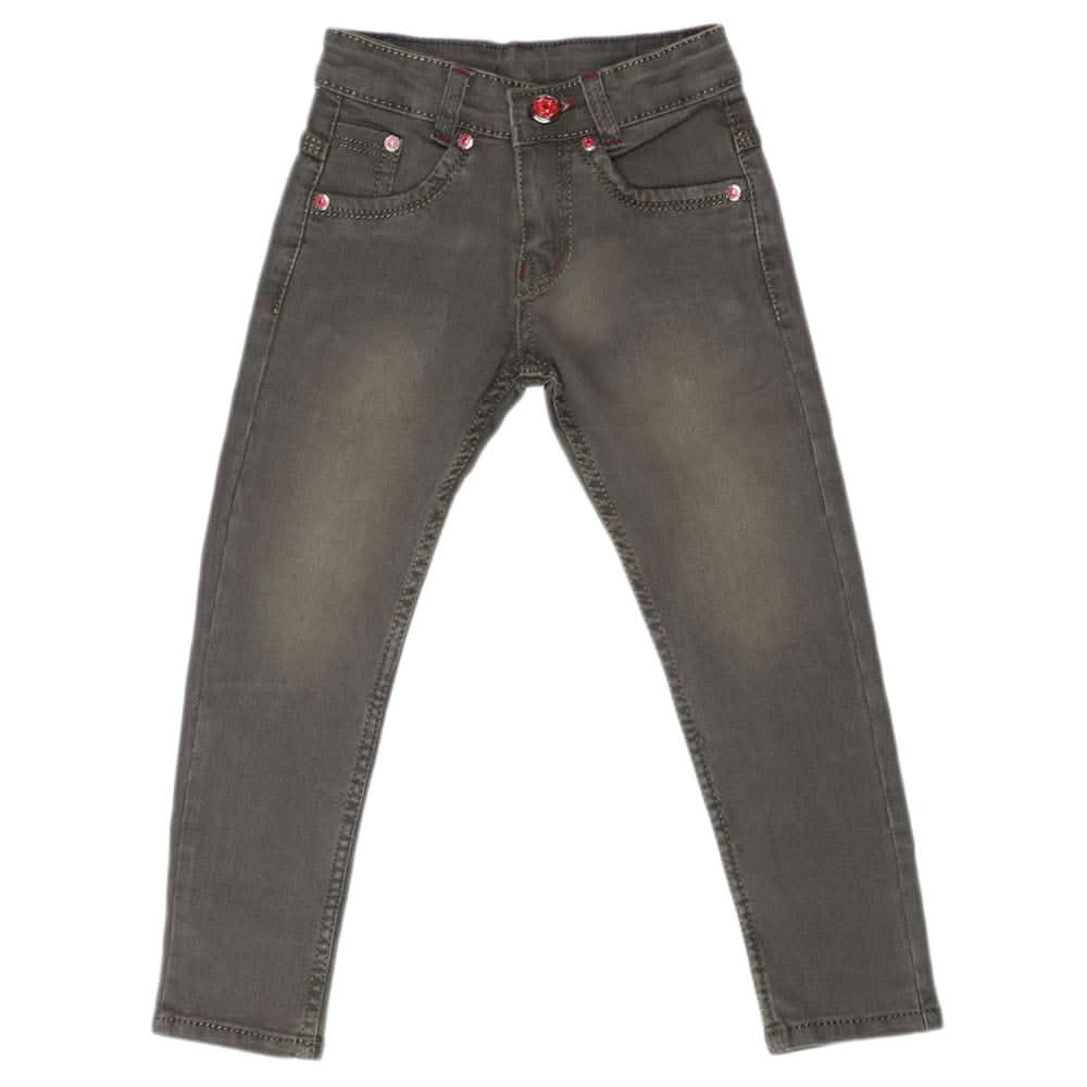 Boys Denim Pant - Olive Green, Kids, Boys Pants, Chase Value, Chase Value