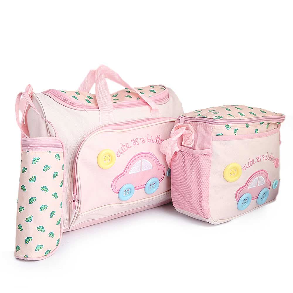 Baby Bags 3 Pcs (93606A) - Pink, Kids, Maternity Bag (Diaper Bag), Chase Value, Chase Value