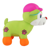 Stuffed Soft Been Dog Toy - Green, Kids, Stuffed Toys, Chase Value, Chase Value