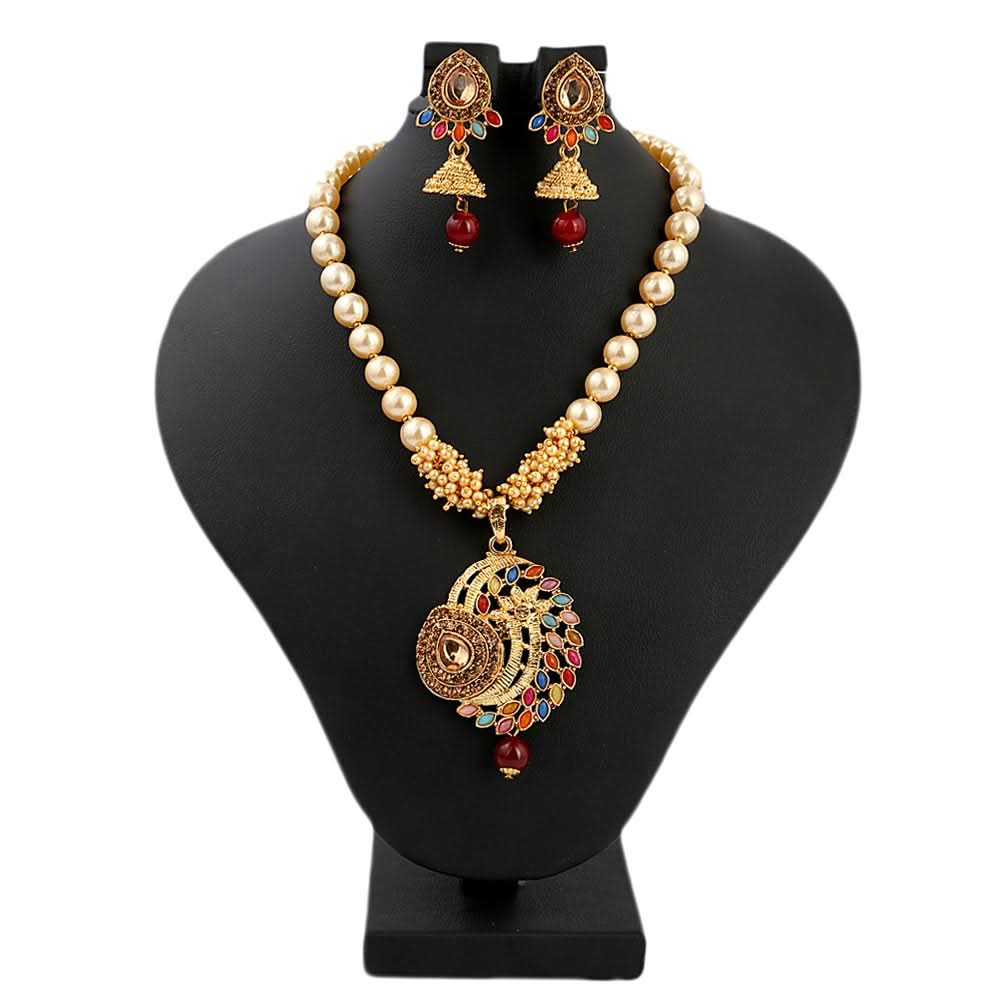 Women's Jewellery Set - Golden Multi, Women, Jewellery Set, Chase Value, Chase Value