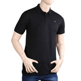 Men's Half Sleeves Polo T-Shirt - Black, Men, T-Shirts And Polos, Chase Value, Chase Value