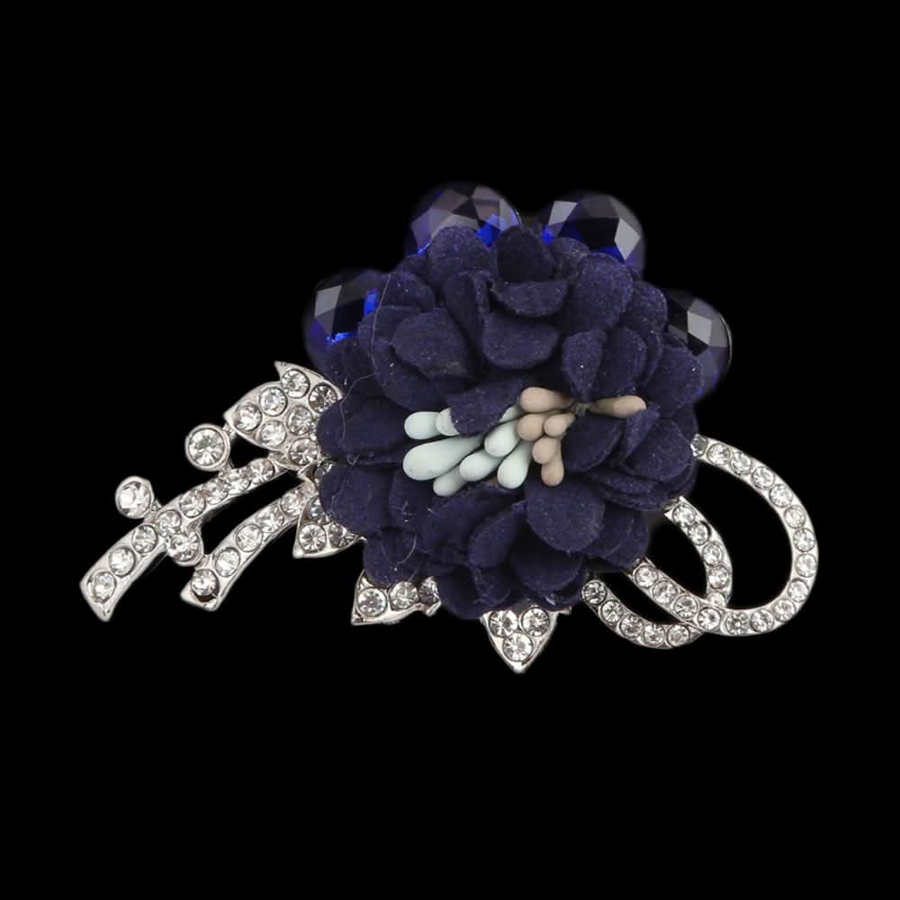 Women's Scarf Brooch - Navy Blue, Women, Scarf Pins & Brooches, Chase Value, Chase Value