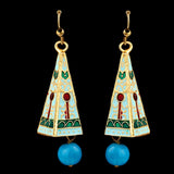 Women's Ear Jhumki - Golden - Royal Blue, Jewellery, Chase Value, Chase Value