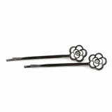 Women's Hair Pin 2 Pcs - Silver, Women, Hair And Head Jewellery, Chase Value, Chase Value