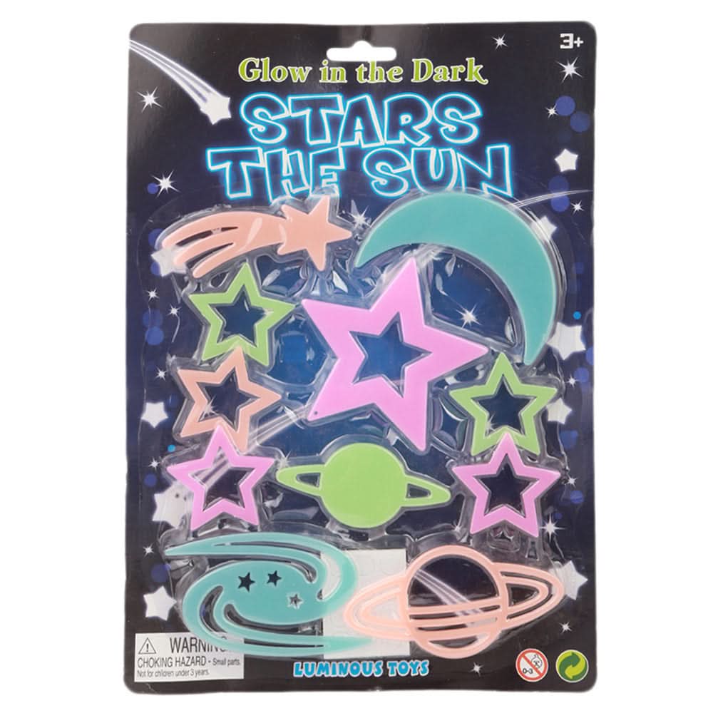 Glowing Stars 11 Pcs - Multi, Kids, Educational Toys, Chase Value, Chase Value