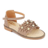 Girls Fancy Sandal (B-97) - Brown, Kids, Girls Sandals, Chase Value, Chase Value