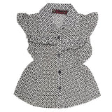 Girls Woven Half Sleeves Top - Black, Kids, Tops, Chase Value, Chase Value